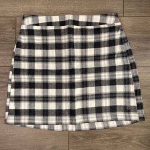 Plaid Flannel Skirt